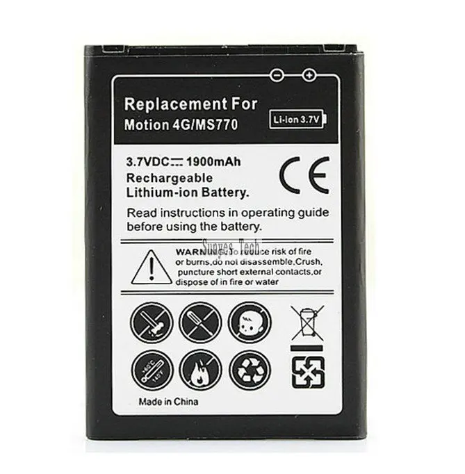 Сменный аккумулятор для LG Motion 4G MS770 LS860 LW770 US730 LG730 AS730 P770 P705 P700 Optimus L7 1900 мАч BL-44JH |