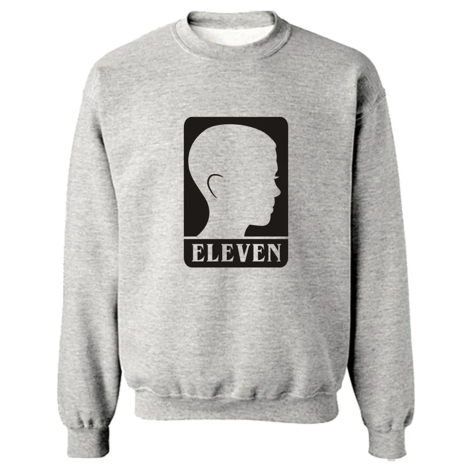 Stranger Things Hip Hop Casual Sweatshirt Men Hoodie in Winter Warm Mens Hoodies and Sweatshirts Brand Tracksuit | Мужская одежда