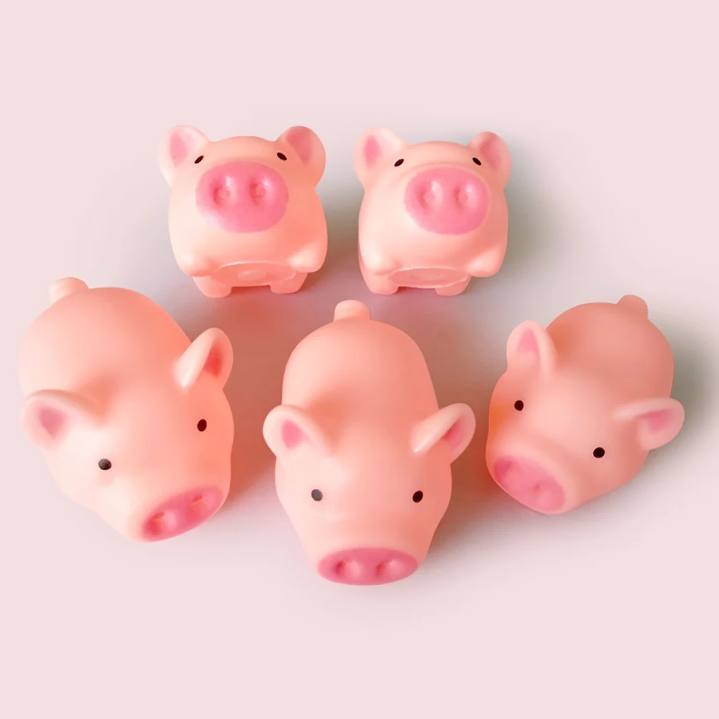 20 шт. забавная безопасная пищащая игрушка для животных поросенок интерактивная