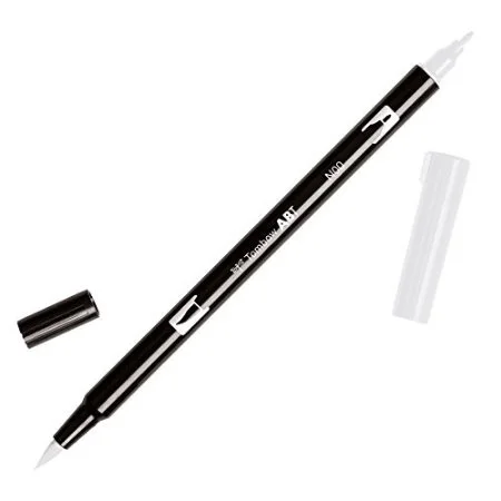 1 шт. TOMBOW AB-T Япония 96 цветов двойная головка художественная кисть ручка маркер Профессиональный водный маркер ручка для рисования - Цвет: N00 - Colorless Blen