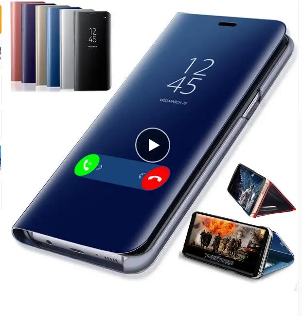 Чехол для смартфона Samsung Galaxy S8 S9 Plus S10 Note 8 9 J3 J5 Pro J7 J2 Prime J9 2018 A6S 2107 A5 A7 зеркальный