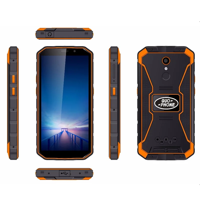 Guophone XP9800 Waterproof IP68 Smartphone 5.5&quot HD MTK6739 Quad Core Android 8.1 2GB RAM ROM 16GB 8MP 6500mah 4G Mobile Phone |