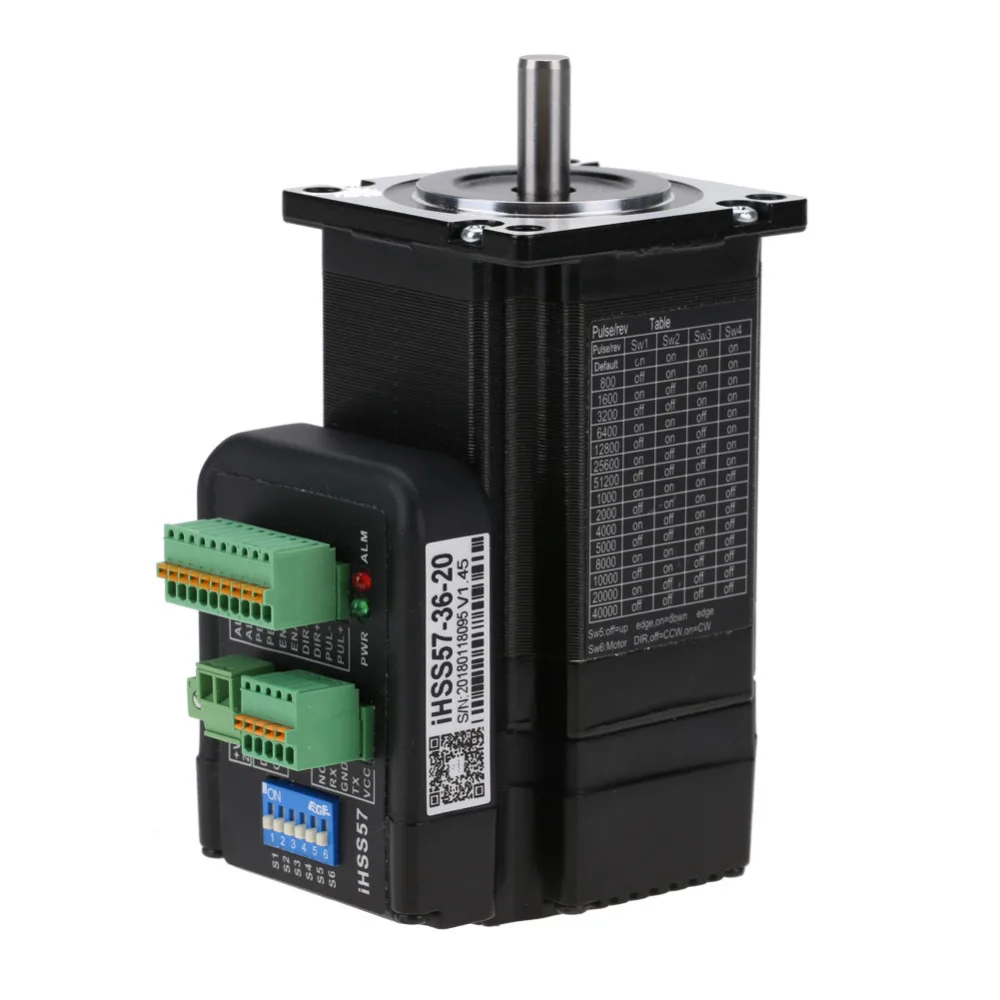 Комплект гибридных шаговых серводвигателей с замкнутым контуром драйвер