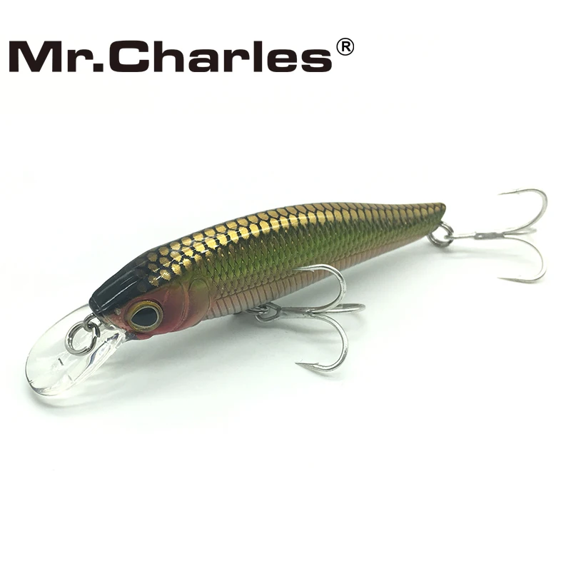 Mr.Charles CMC007 Fishing Lures , 70mm/8.3g 0-1.0m Floating Super Sinking Minnow Swimbait Crankbait Fishing Tackle Bait