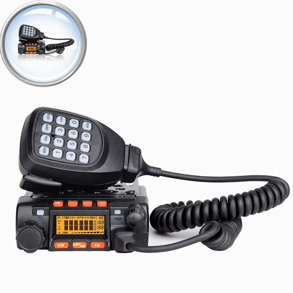 QYT KT-8900 Mobile Radio Upgrade MINI-9800 25W Long Distance MINI Vehicle Mounted Walkie Talkie