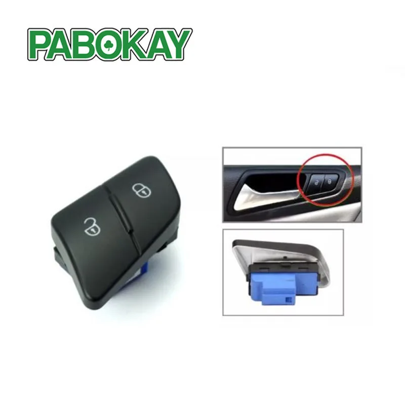 

FS Drivers Side Central Door Lock Unlock Switch Button for VW Passat B6 3C 3C0 962 125 B 3C0962125B REH