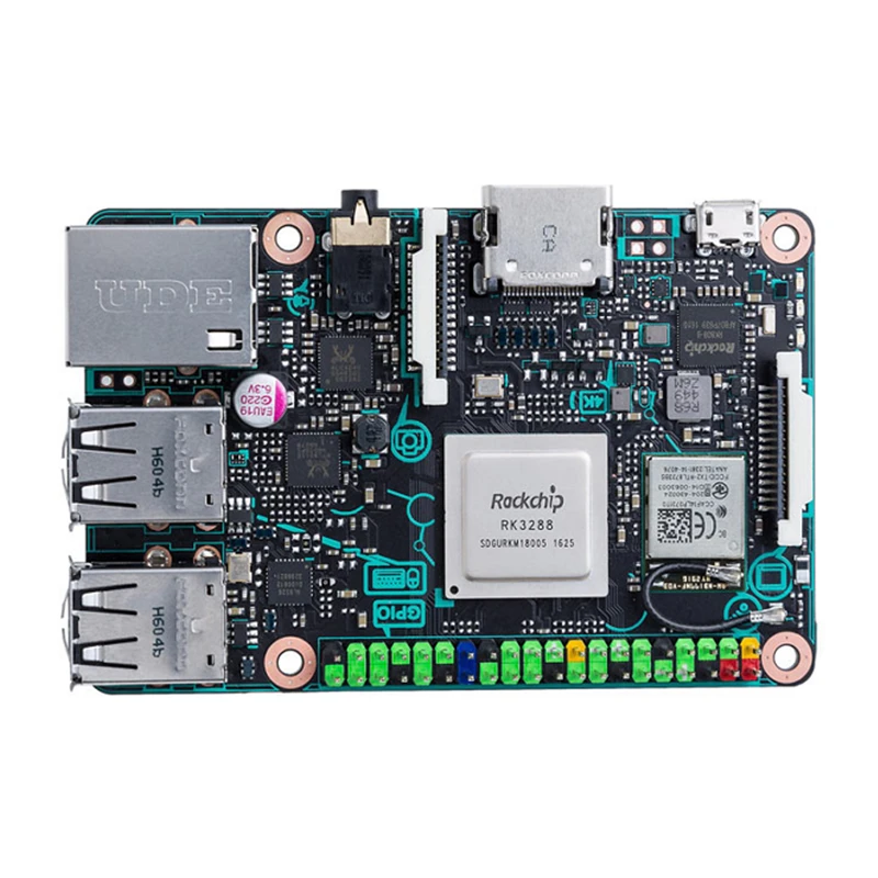 ASUS SBC Tinker board RK3288 SoC 1 8 ГГц четырехъядерный процессор 600 МГц GPU 2 Гб LPDDR3 tinkerboard speed than