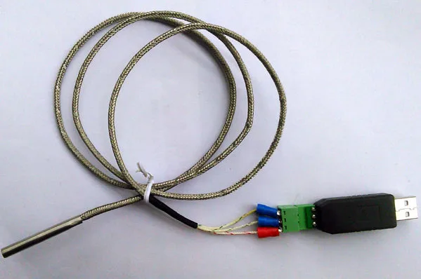 USB датчик температуры PT100 температурный зонд с дисплеем сопротивление|probe light|probe