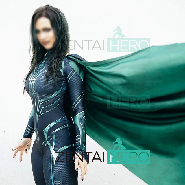 3D печать Hela Тор: Ragnarok костюмы для косплея спандекс Тор Ragnarok Goddess of Death Hela супергерой Zentai боди