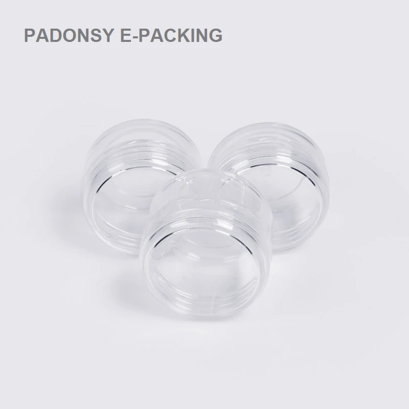 

Wholesale 20pcs/lot Mini Cream Bottle 20g 25g 30g Transparent PS Material Travel Cream Jar Emulsion Bottle Cosmetic Packaging