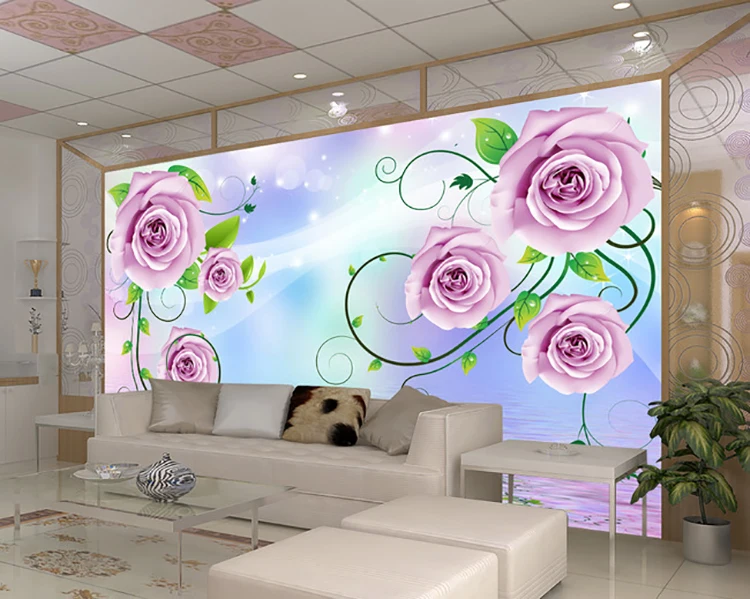 Модная лучшая настенная роспись с окружающей средой обои нетканые papel parede 3d