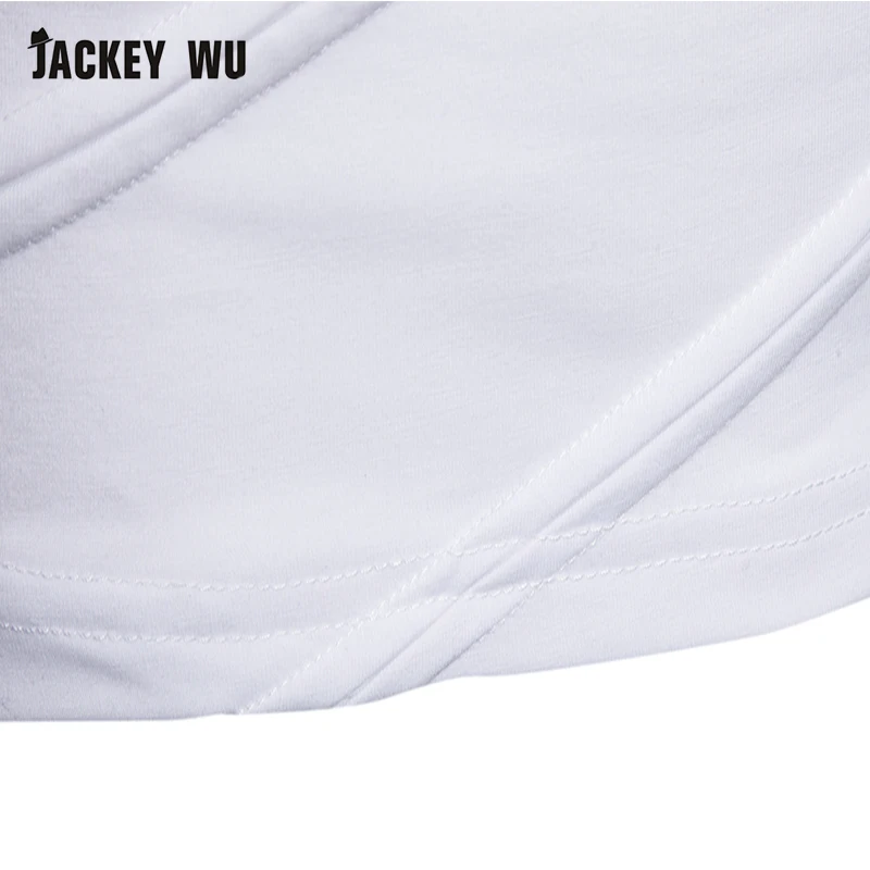 JACKEYWU, мужская рубашка поло,, модная, однотонная, с длинным рукавом, хлопковая, дышащая, тонкая, мужская, поло, черная, повседневная, Camisa Polo