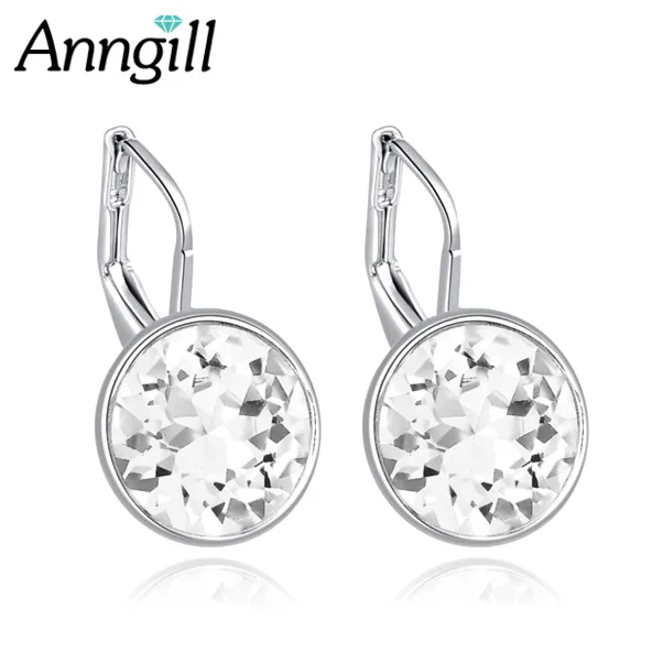 Классические 100% оригинальные кристаллы Swarovski Bella мини серьги модные
