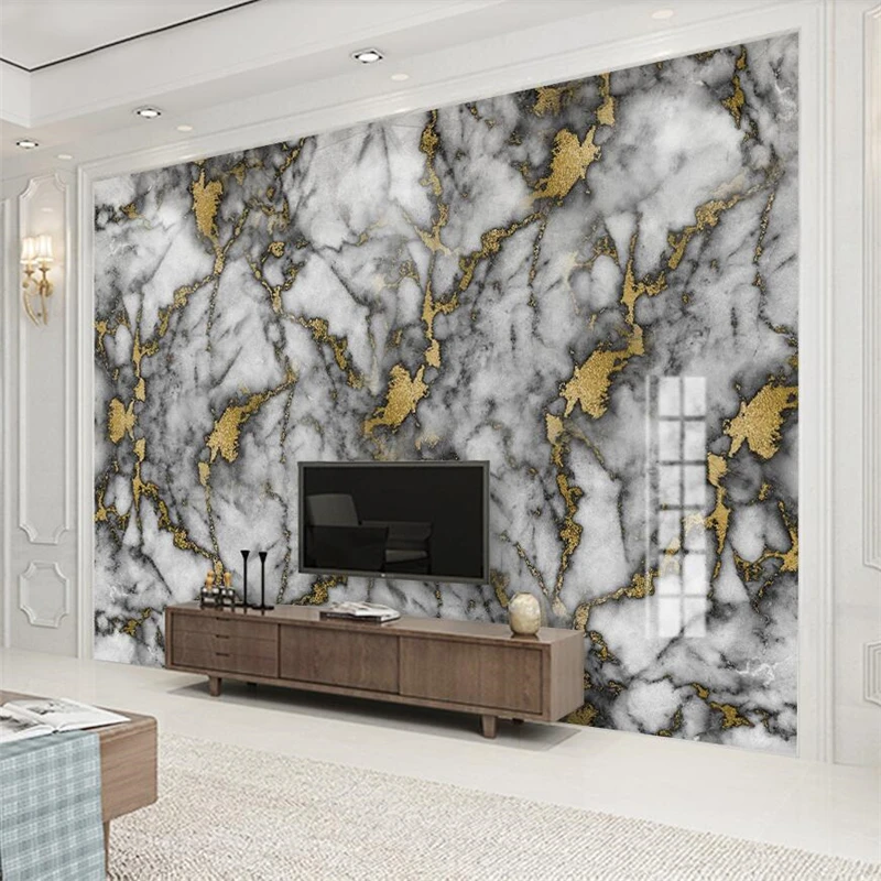 wellyu HD natural sapphire marble landscape background wall mural custom large green wallpaper papel de parede 3d para | Обустройство