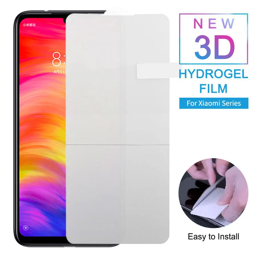 3D Гидрогелевая пленка для Xiaomi Mi Redmi Note 7 Pro защитная полное покрытие наклейка |