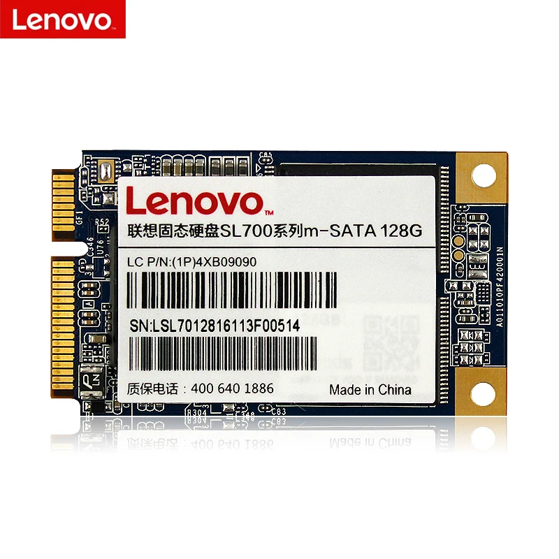 Оригинальный Lenovo SSD Внутренний твердотельный диск 256 ГБ 128 Гб жесткий SL700 M SATA для