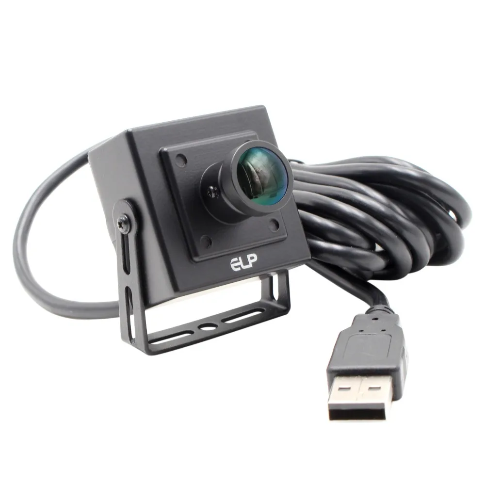 1080P MJPEG 60fps HD USB Веб-камера Камера 2.0 Высокоскоростная веб-камера с объективом 120 градусов без искажений.