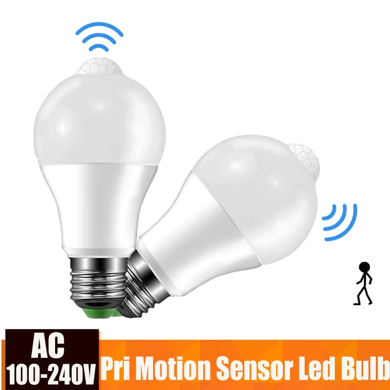 

Led Bulb Light With Motion Sensor E27 5W 9W Smart Light Bulb 110V 220V PIR LED Bombillas For Home Corridor Aisle Stairs Balcony
