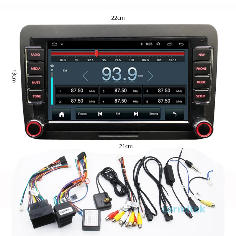 Android Мультимедиа Радио gps навигация двойной din для vw polo sedan scirocco Caddy Passat b6 b7 DVD volkswagen golf 4 5 6