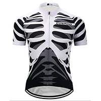 2023 Мужская велосипедная Джерси со скелетом, профессиональная команда, одежда для горных велосипедов, велосипедная одежда, короткая велосипедная одежда, мужская одежда для велоспорта, летняя одежда