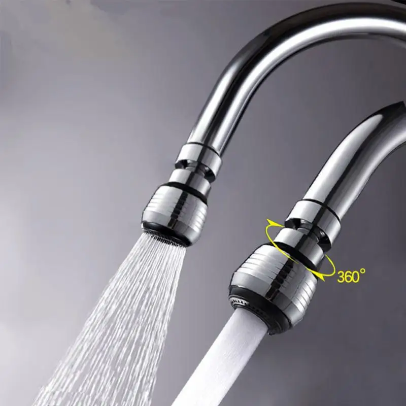 360 Вращающийся кран для ванной, кухни, Bubbler, защита от брызг, оголовье, клапан, снижение давления, водонагреватель