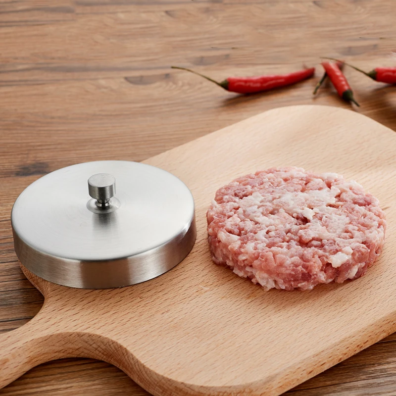 Пресс для гамбургеров из нержавеющей стали 3 7 дюйма|burger mold|diy hamburgerstuffed burger press |