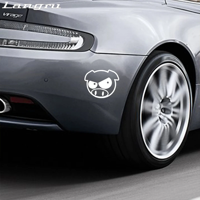 Виниловая наклейка Langru Evil Rally Pigs забавные виниловые наклейки для стайлинга