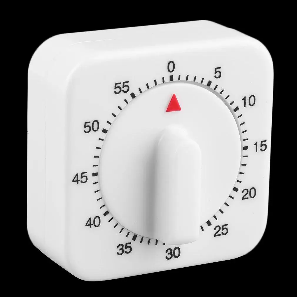 

Square 60 Minute Mechanical Kitchen Cooking Timer Food Preparation Baking Mechanical Kitchen Cooking Timer Alarm for Cooking