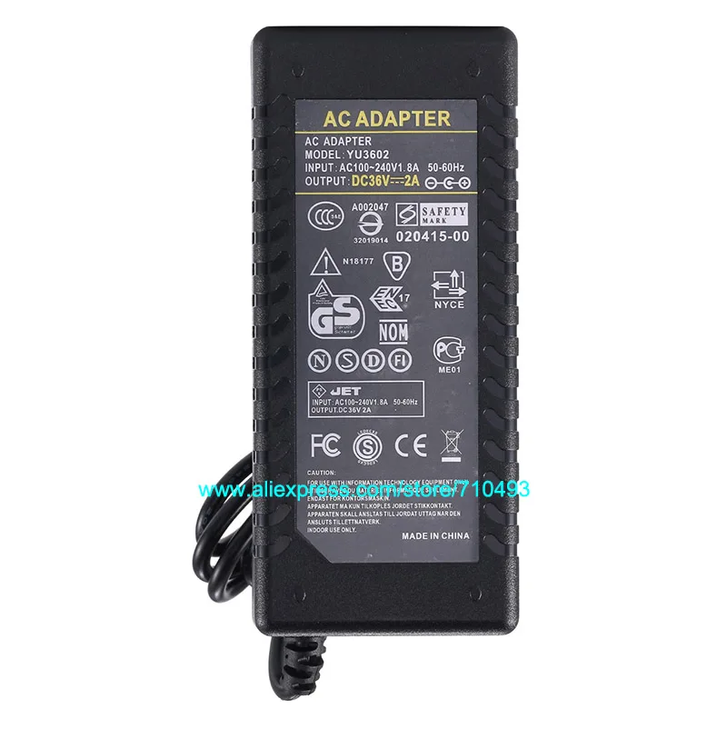 100pcs 36V 2A Power Supply AC 100-240V to DC Adapter DC36V2A 72W For 3528 5050 Strip LED US EU AU Plug with IC Chip | Обустройство