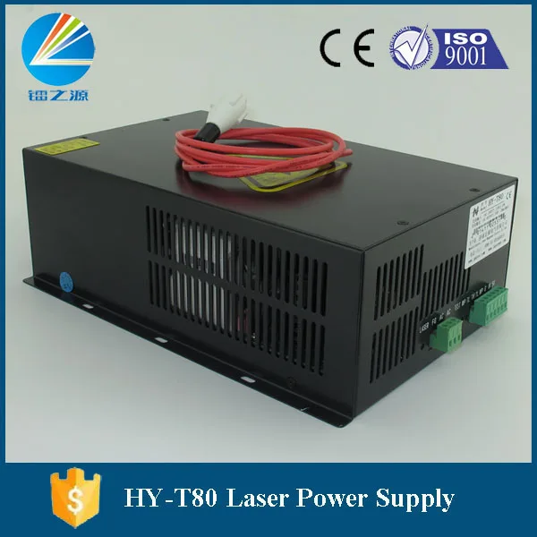 

acrylic laser cutting machine power supply 80w HY-T80 for efr f2 Co2 laser tube