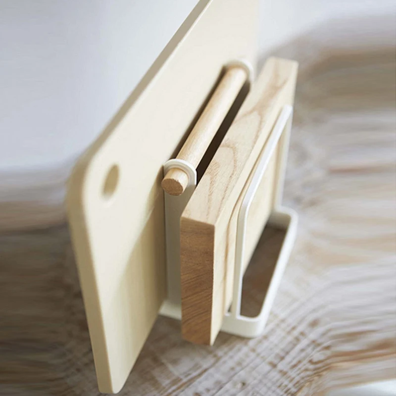 Разделочная доска из нержавеющей стали деревянная кухонная для хранения