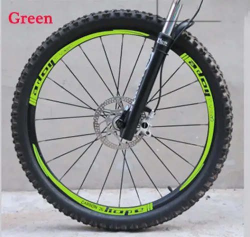 26er Refle Silver HOPE 26/27. 5/29 дюймов два колеса Набор обода наклейки для горного велосипеда MTB DH HOPE гонки Замена обода наклейки - Color: 26er Refle Silver
