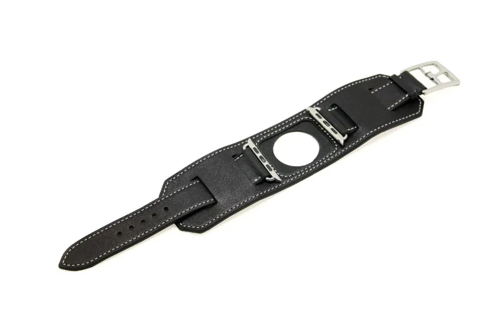 Модная кожаная Петля для iWatch серии 4 3 2 1 браслет ремешок для Apple Watch 42 мм 38 мм 40 мм 44 мм