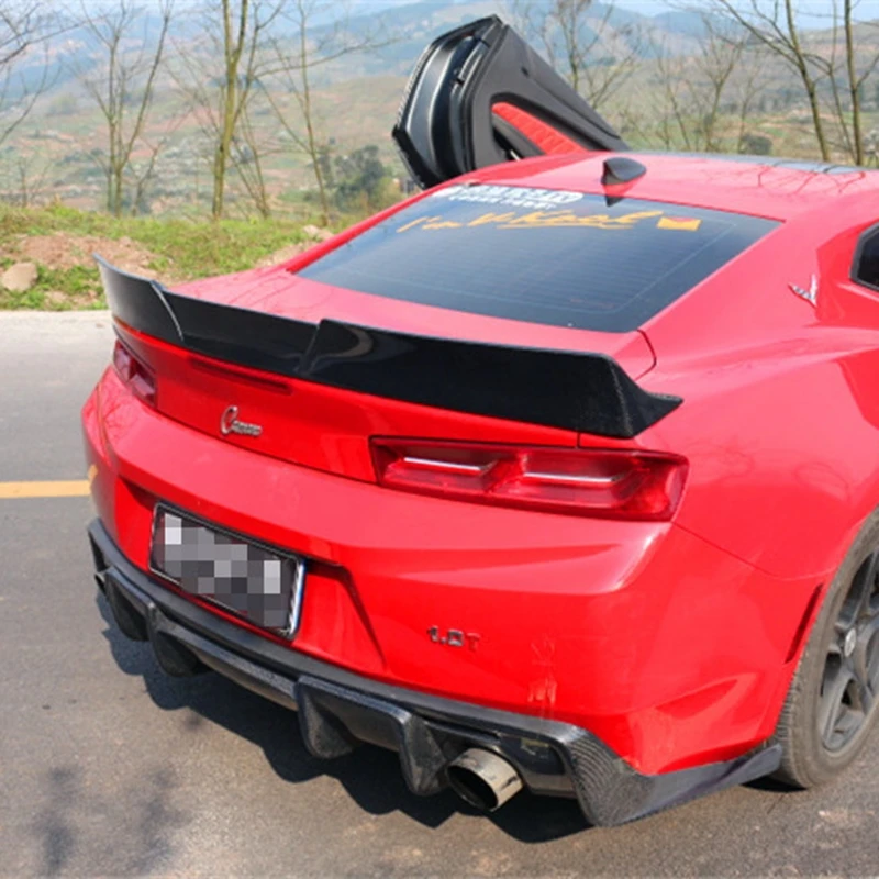 Углеродное волокно заднее крыло спойлер чемодан для Chevrolet Camaro ZL1 от до