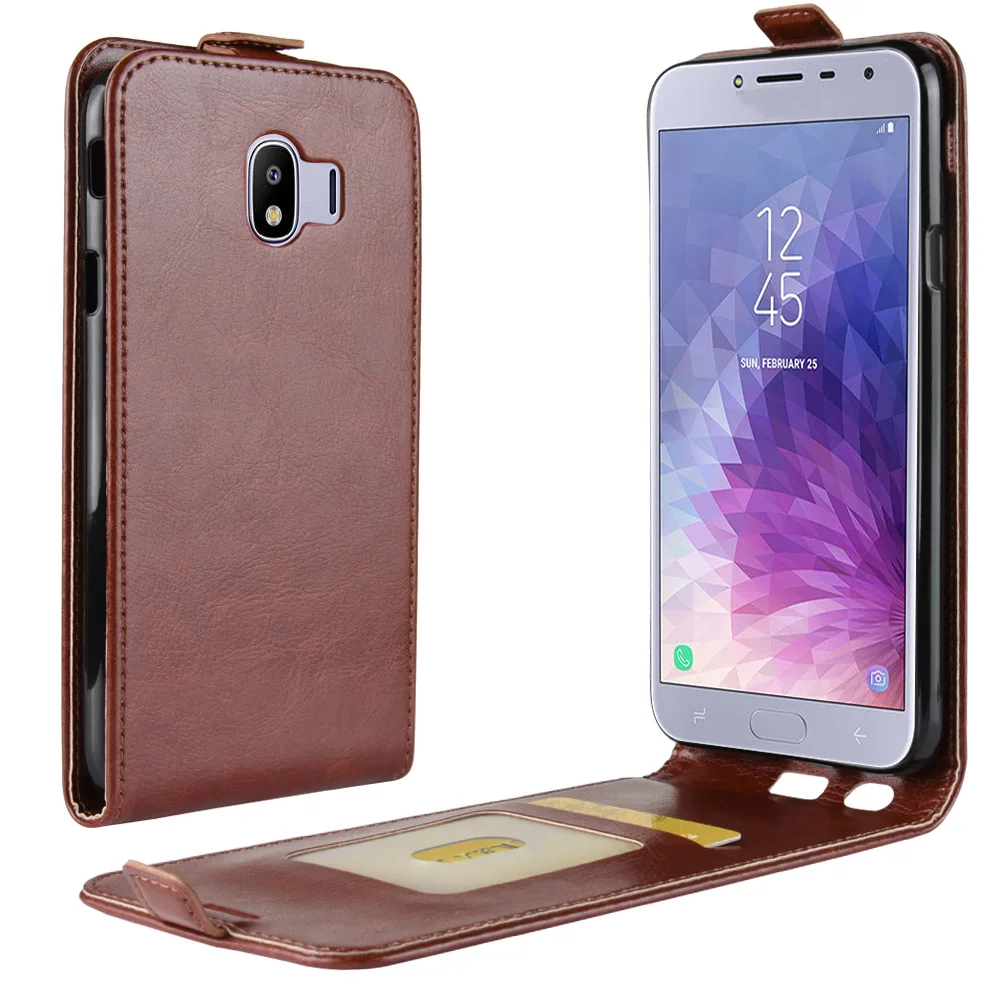Luxury PU Leather Cover For Samsung Galaxy J6 Plus 2018 J4 J4Plus J415F J415 SM-J415F Protection Flip Case Capa | Мобильные телефоны