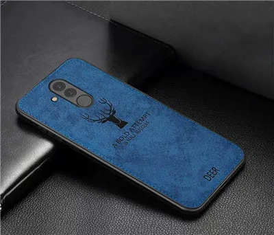 Чехол для huawei mate 20 Lite, чехол из ткани тпу, силиконовый бампер, задняя крышка для huawei mate 20 pro x 20pro 20x 20lite mate 20 SNE-LX1 - Color: blue
