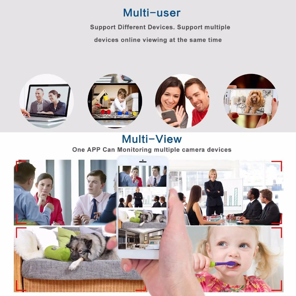 Wifi IP мини камера беспроводная 1080 P HD инфракрасная микро ИК ночного видения