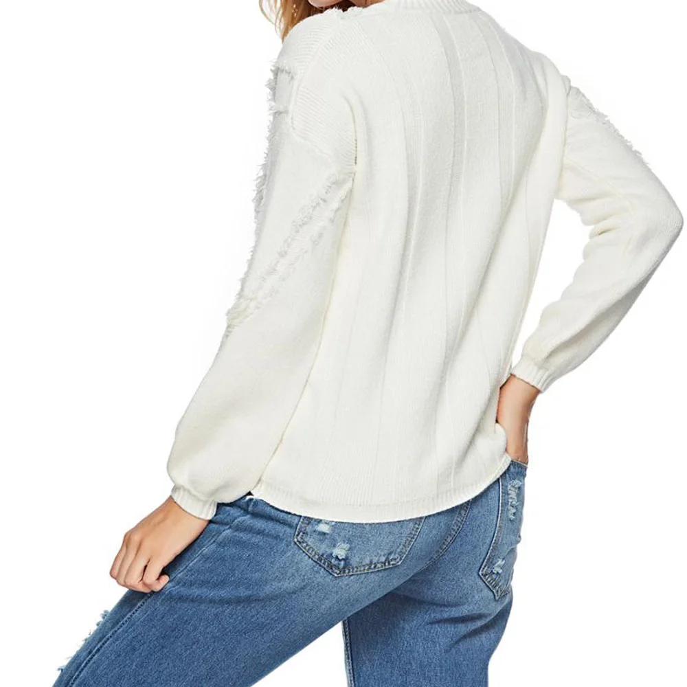 Joineles Autumn Winter Women Casual Sweaters 4 Solid Colors V Neck Long Sleeves Knitwear Pullovers Jumper Pull Femme Retro Tops | Женская