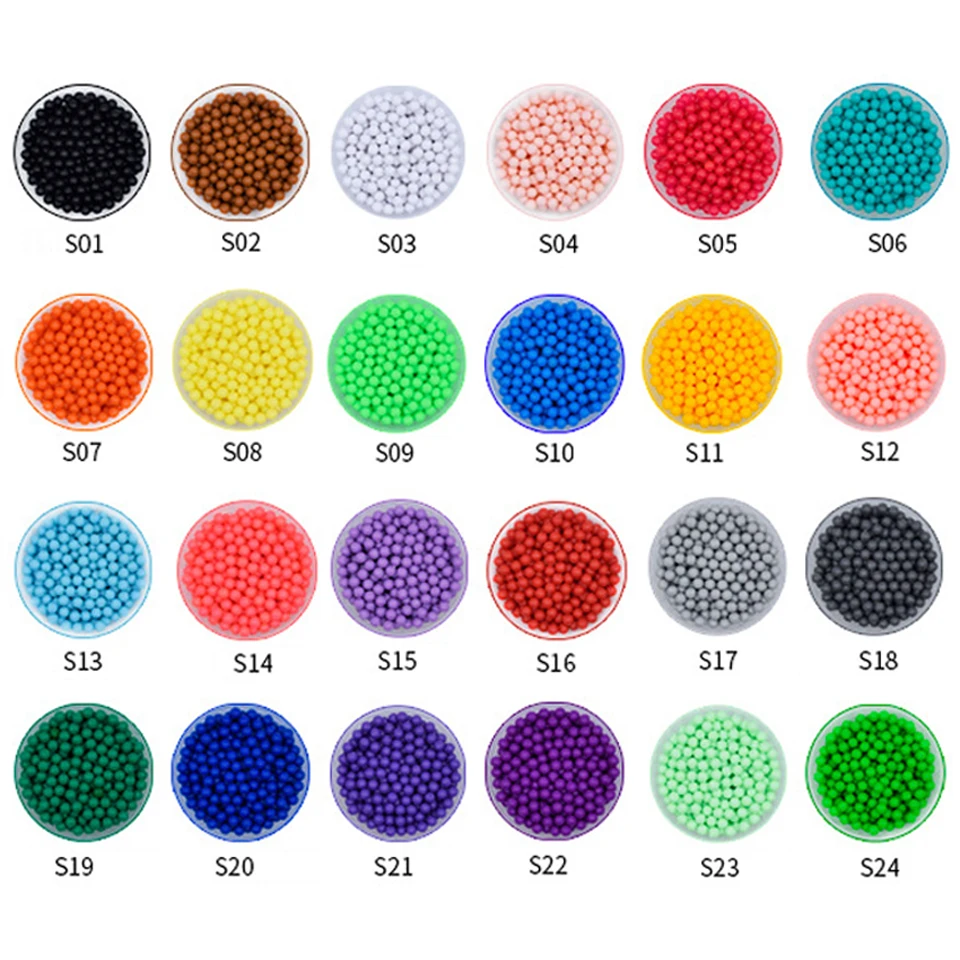 Dollryga 400 шт./пакет 36 Цвета Аква драгоценный камень бисера запасной блок Pegboard для малыша резинок для создания плетеных браслетов в комплекте со станком для плетения браслетов, в форме ожерелья jouet enfant детская Хама бусины ifts