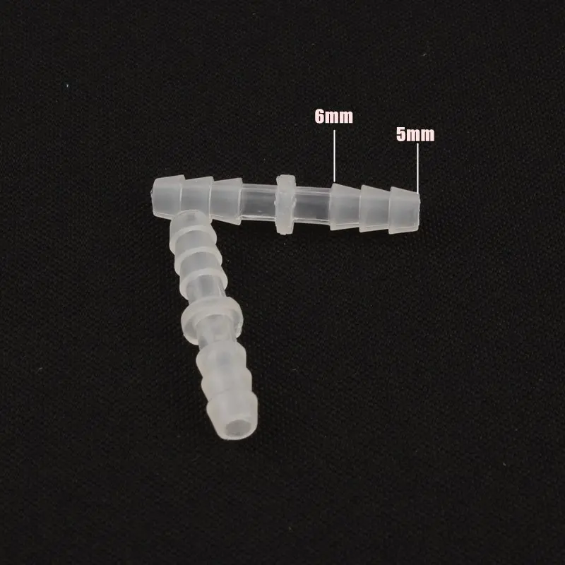 5mm 8 шт. NuoNuoWell 4~ 11 мм, pe, труба, шланг, равный прямой соединитель, аквариумная система, резервуар для воды, воздушный насос, экологический шланг, фитинги - Цвет: 5mm