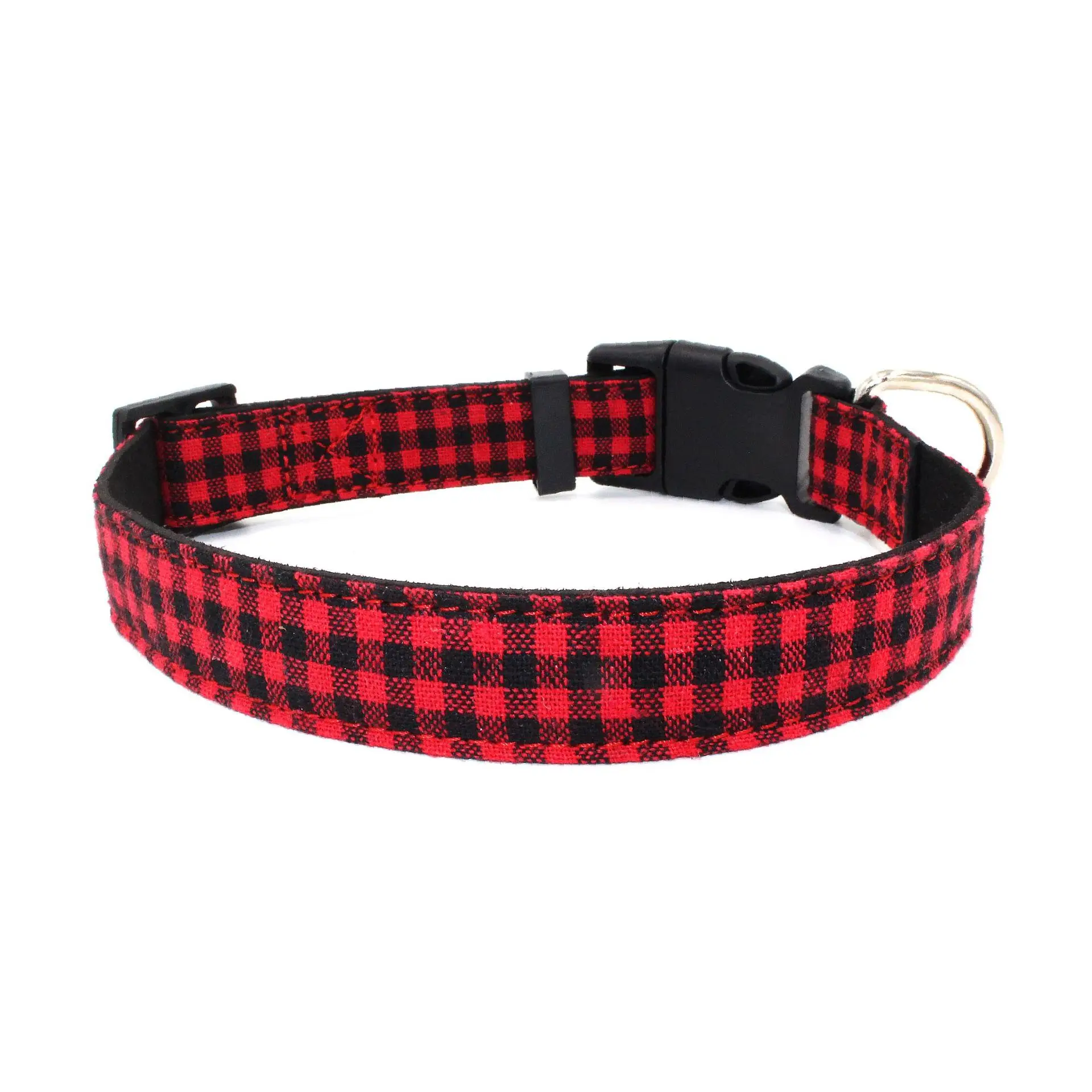 Comwarm Dog Collar Plaid microfiber Puppy Cat Pet Collars For Small Medium large Dogs Multicolor Fashion Style with Buckle | Дом и сад