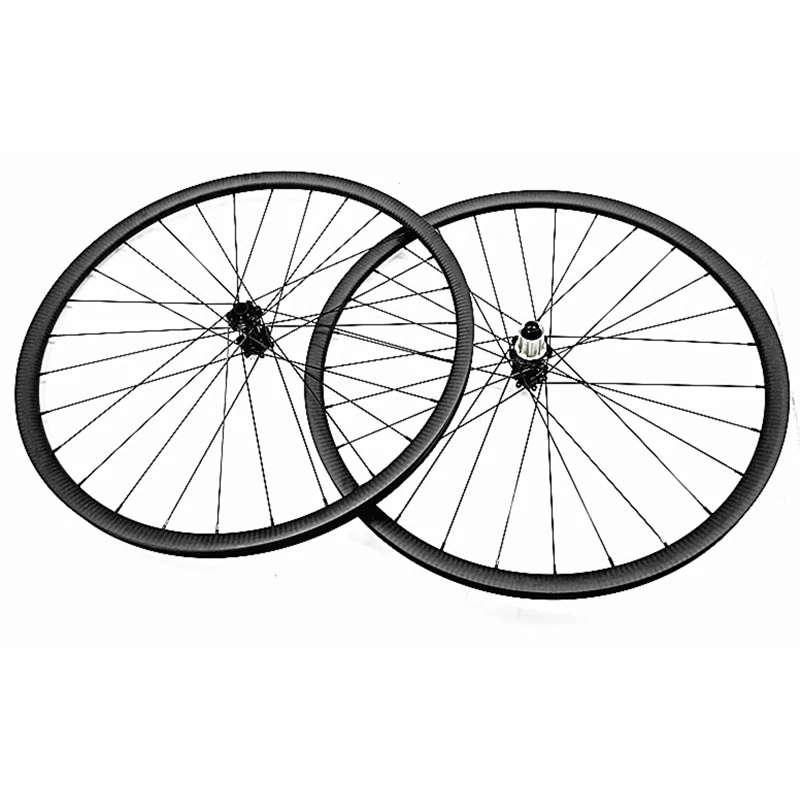 29er mtb дисковые колеса 33x30 мм ассиметричные бескамерные CN474 Bitex прямые pull boost 110x15 148x12