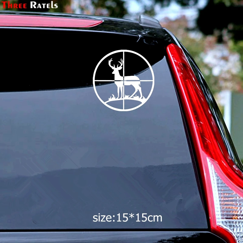 Three Ratels TZ-1468#15*15см охота на лося наклейки авто машину автонаклейка стикер |