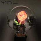 Винтажная лампа накаливания YNL E27 G80, праздничный цветочный светильник s, комнатная лампа 220 В, глобус, лампа накаливания, Рождественское украшение для подвесного светильника
