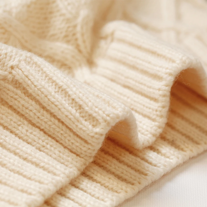 Повседневное толстый теплый свитер платье для Зима Осень Винтаж одноцветное