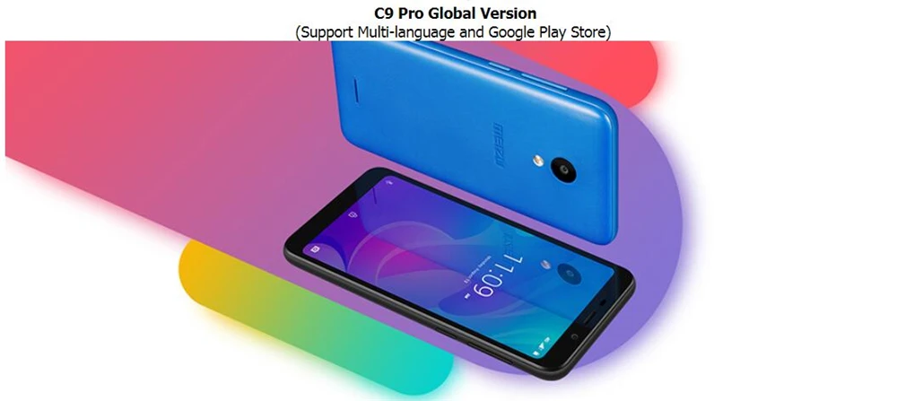 Meizu C9 Pro, 3 ГБ ОЗУ, 32 Гб ПЗУ, глобальная версия, смартфон, четыре ядра, 5,45 дюймов, HD экран, 13 МП, задняя панель, 3000 мАч, аккумулятор, разблокировка лица