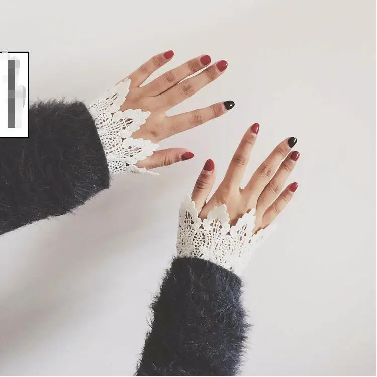 Черные кружевные перчатки в стиле стимпанк 1 шт.|lace gloves|black lace gloveslace black gloves |