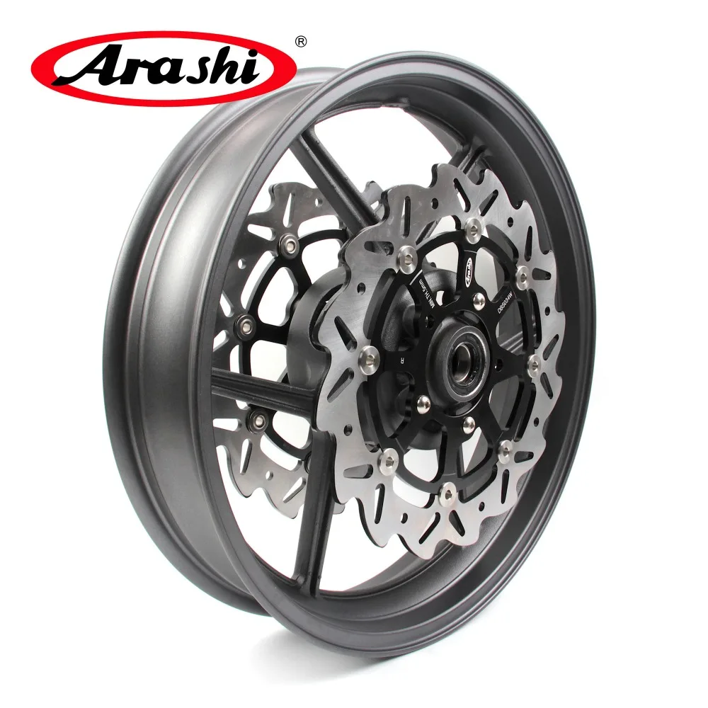 Араши ZX10R 06-10 переднее колесо обод дисковые тормоза ротор диск для KAWASAKI ZX-10R ниндзя ZX 10R 2006-2010 2007 2008 2009 2010 ZX6R