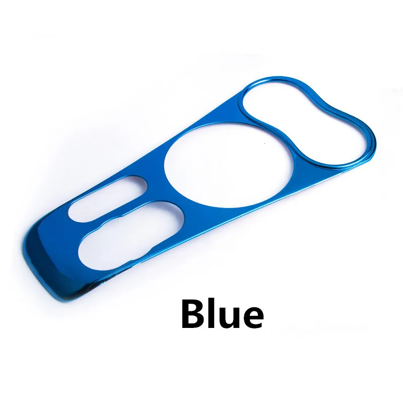 Blue Автомобильная накладка на крышку панели КПП центральной консоли формовочная отделка для Mini Countryman F60 аксессуары для интерьера - Название цвета: Blue
