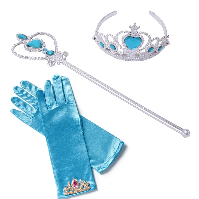 Blue Accessories PaMaBa/20 видов стилей; Детский карнавальный костюм Спящей красавицы; нарядное платье принцессы Авроры для костюмированной вечеринки для девочек; рождественское бальное платье - Цвет: Blue Accessories